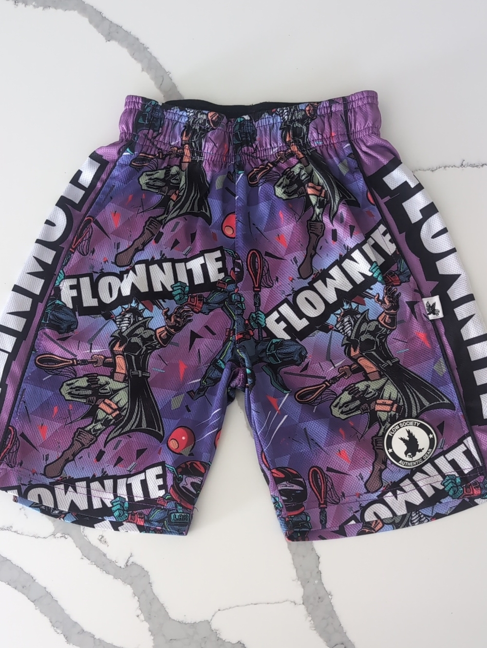 Flow Society Purple Flownite Shorts Youth Small